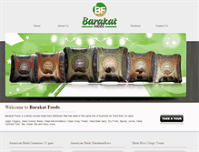 Tablet Screenshot of barakatfoods.com